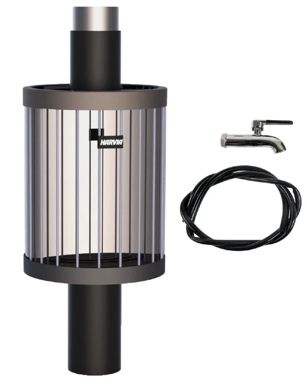 Harvia Vattenvärmare Legend Vedeldade bastuaggregat frilagd